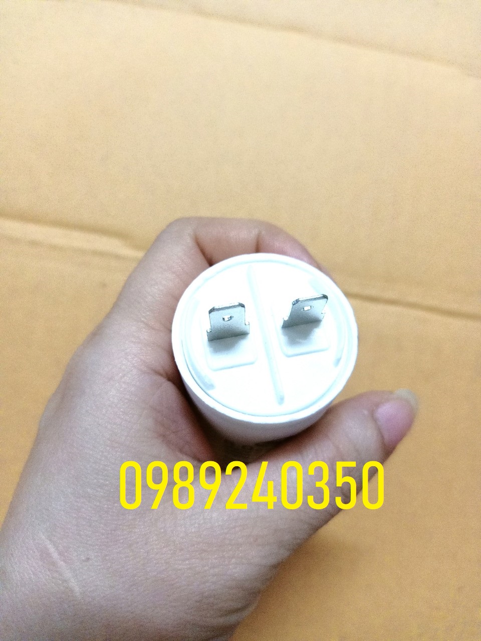 Tụ máy sấy Electrolux 8uf loại zắc 2 chân