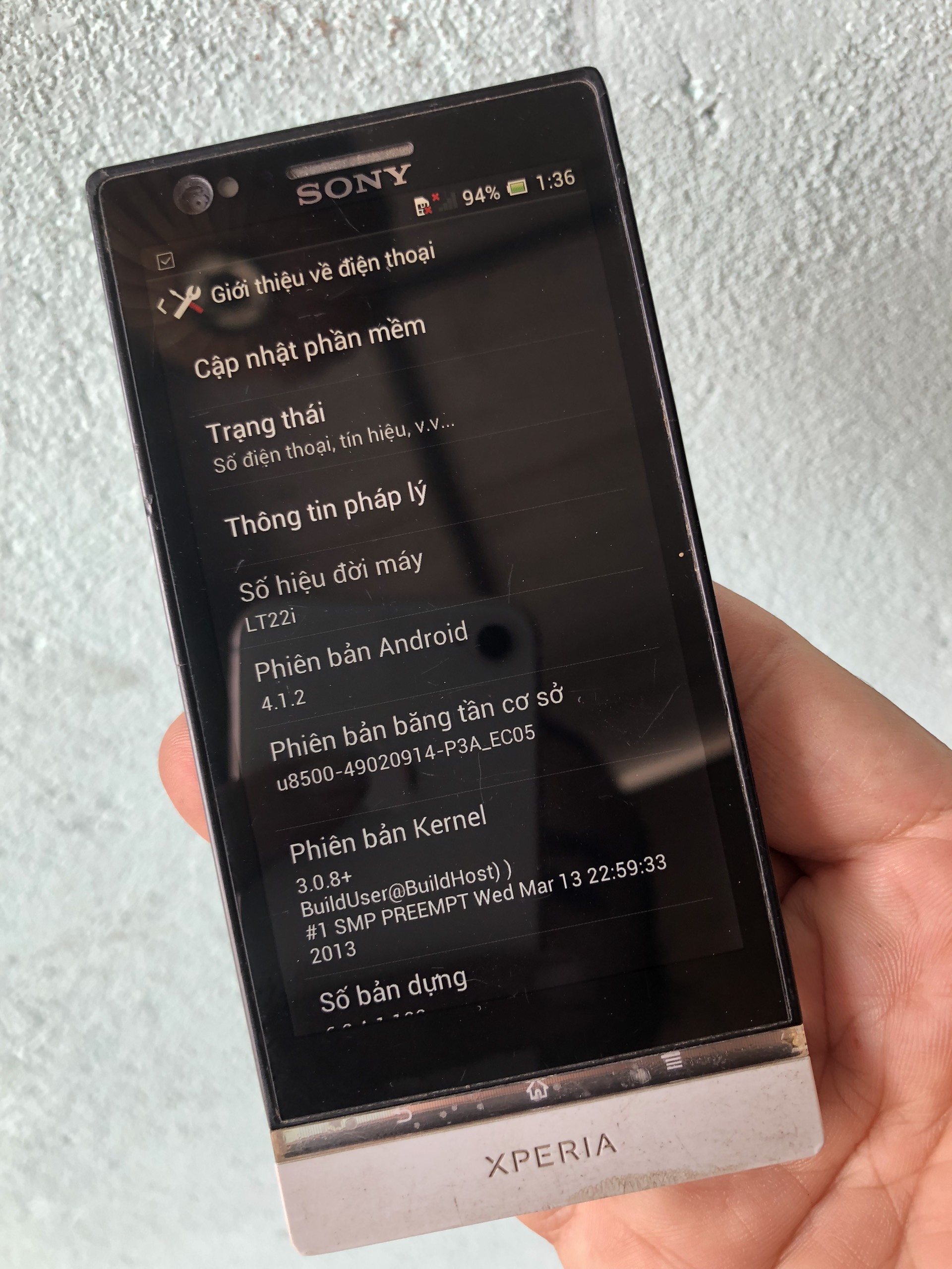 Sony XPeria P LT22i