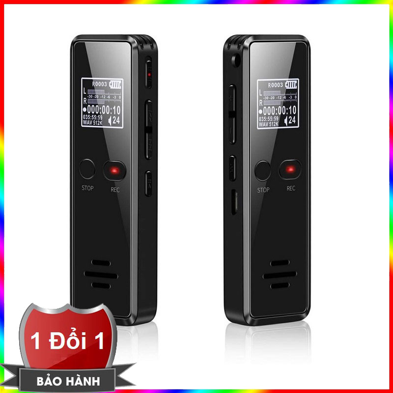 Máy Ghi Âm Cầm Tay 818 - Máy Ghi Âm Chuyên dụng Siêu Mini DVR 818 Dung lượng 8Gb Pin trên 35H - Voice Recorder 818