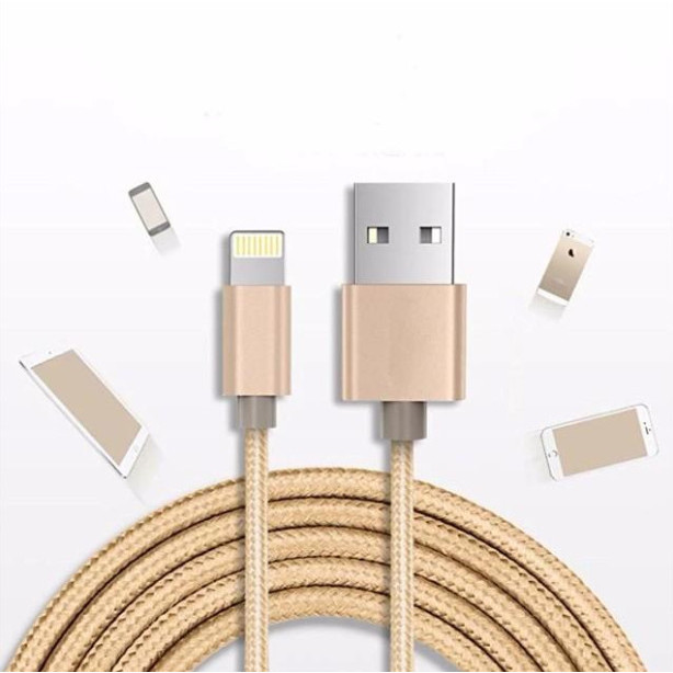 Dây sạc ip - dây sạc ip - Dây Sạc IPhone Android Dài 3M Bọc Dù Siêu Bền