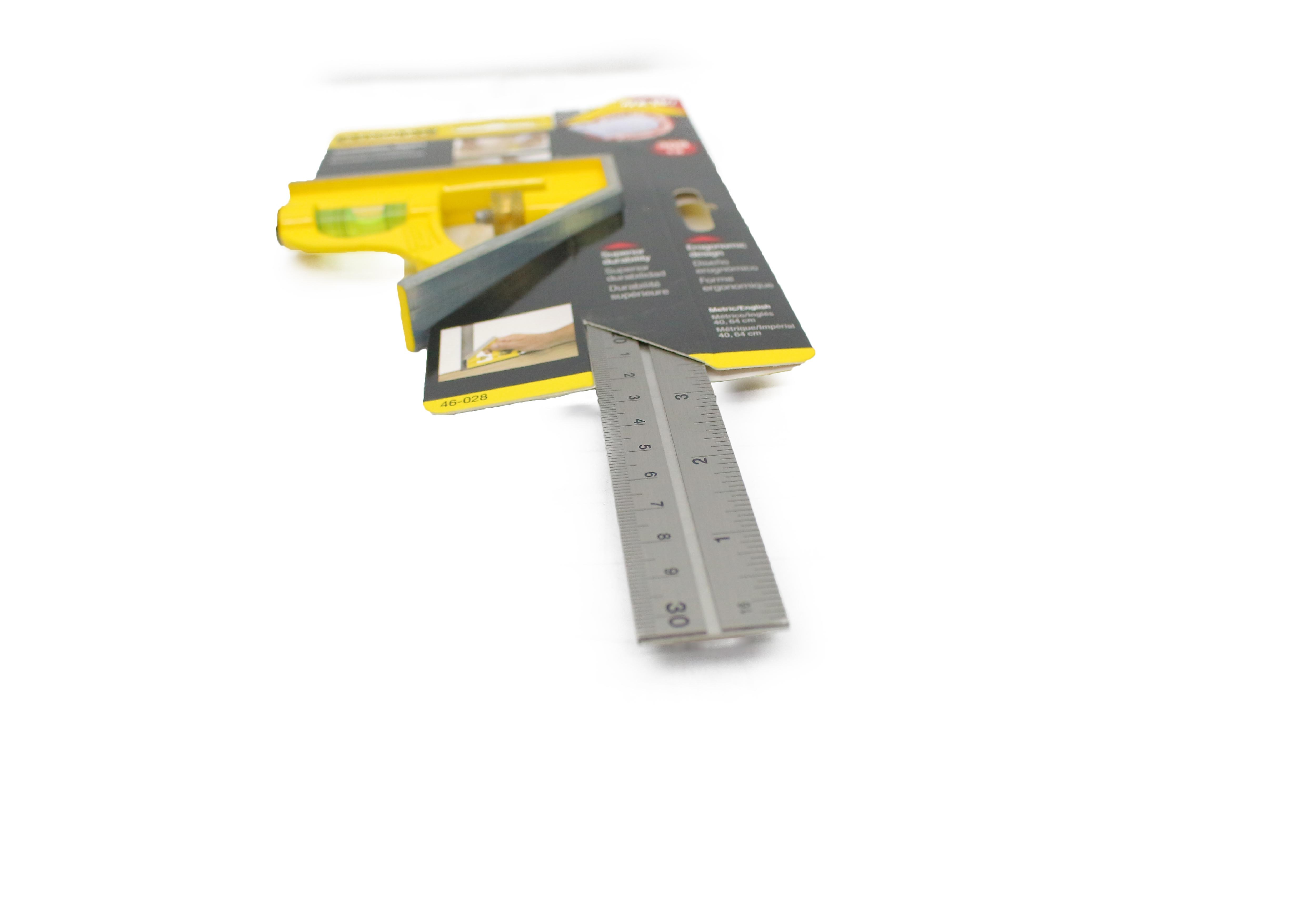 Thước eke thủy cán sắt 12 inch (300 mm) Stanley 46-028