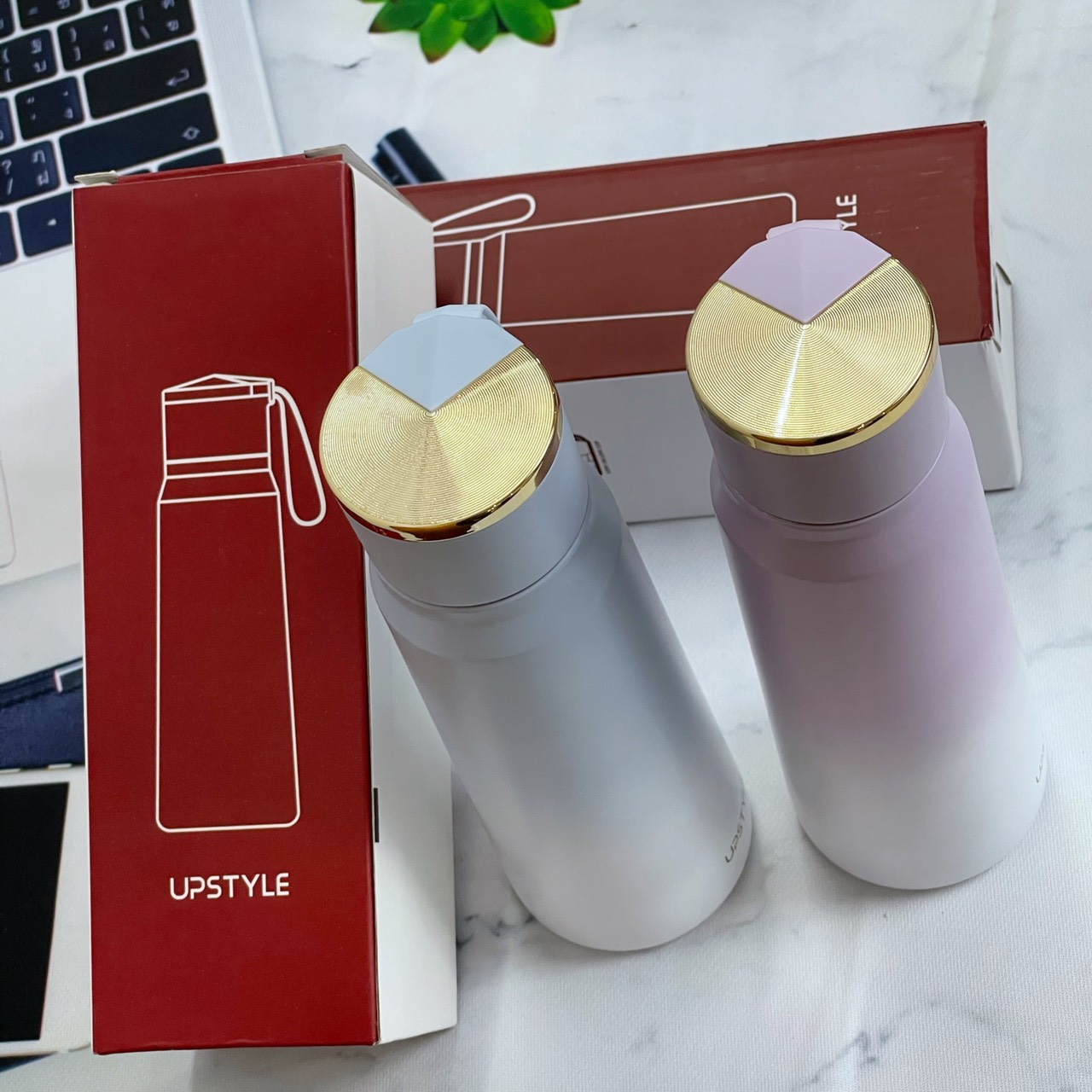 Bình giữ nhiệt inox 304 cao cấp UPSTYLE 380ml