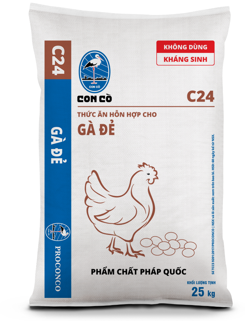 1kg cám gà đẻ c24 thức ăn gà đẻ c24 cám con cò cho gà đẻ cám cho vịt đẻ