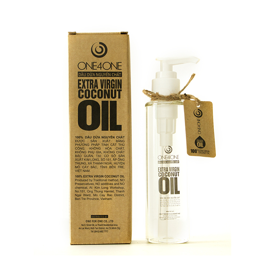 One4One organic extra virgin Coconut Oil 150ml