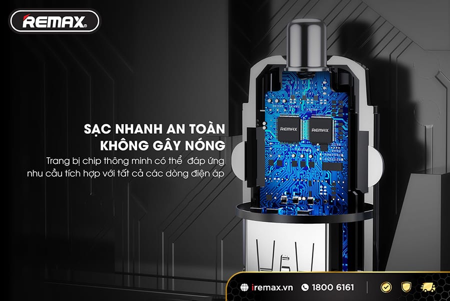 Củ sạc oto Remax RCC227