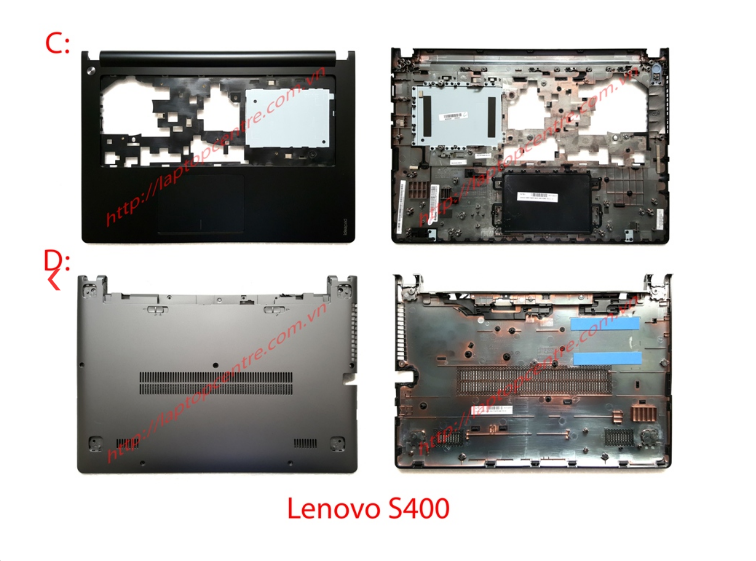 Thay vỏ laptop Lenovo Ideapad S400 S410