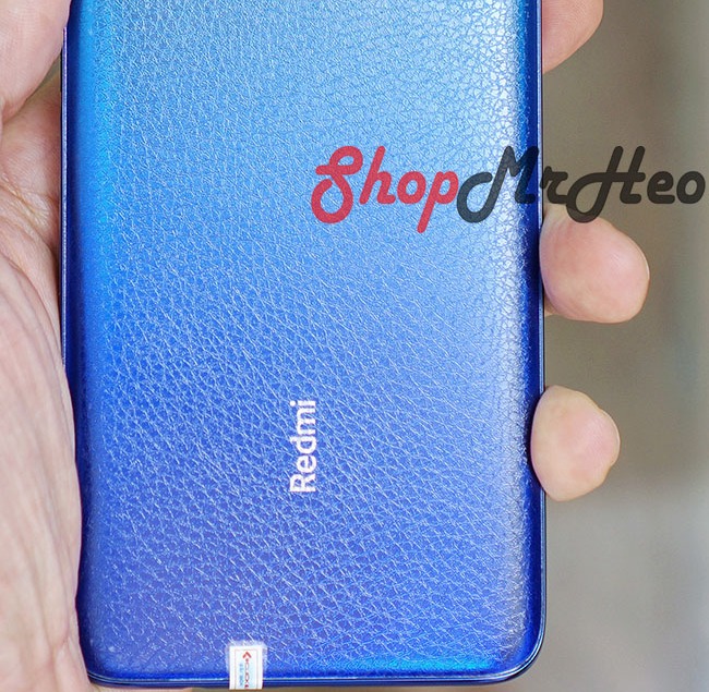 [HCM]SKin Dán Mặt Sau Lưng Vân 3D Giả Da Xiaomi Redmi Note 9 - Note 9s