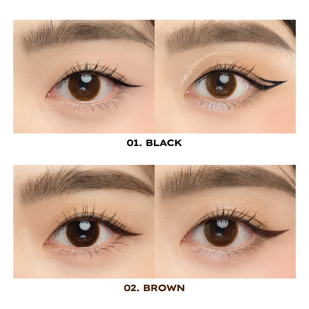 Combo 2 Bút kẻ mắt siêu mảnh Lemonade SuperTiger Micro Eyeliner (1g x2)