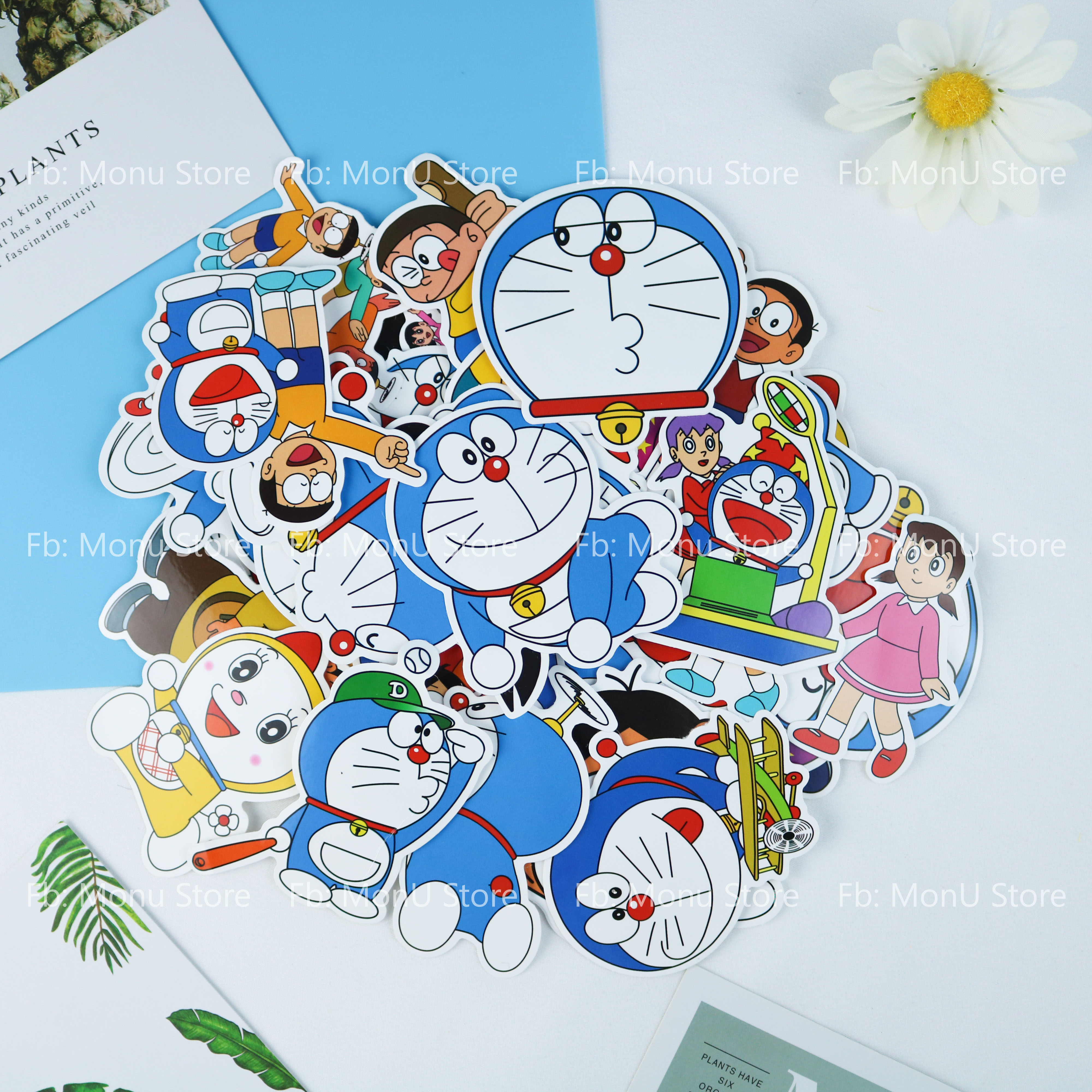 Hình dán sticker Doraemon chống nước dễ thương cute TooYoo
