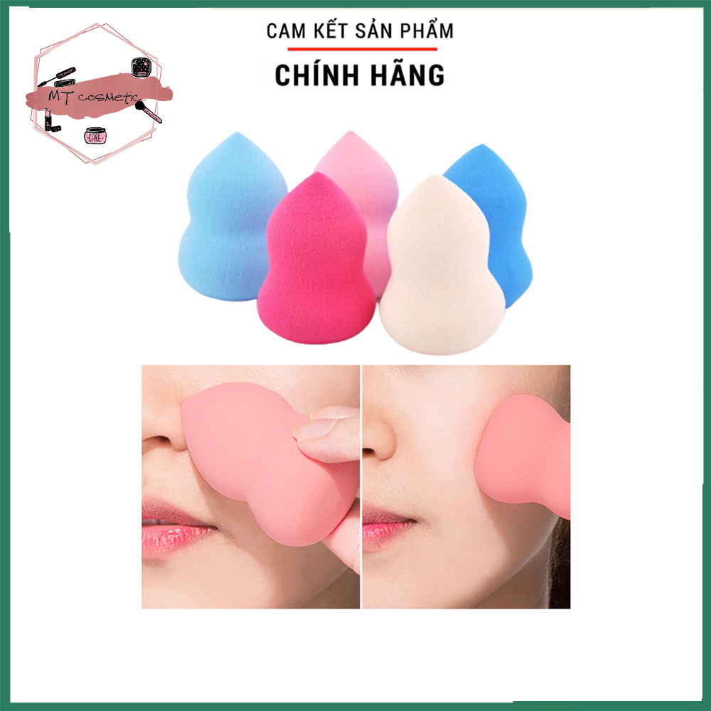 [free ship] Bông mút trang điểm, đánh phấn - mút tán kem nền 3D