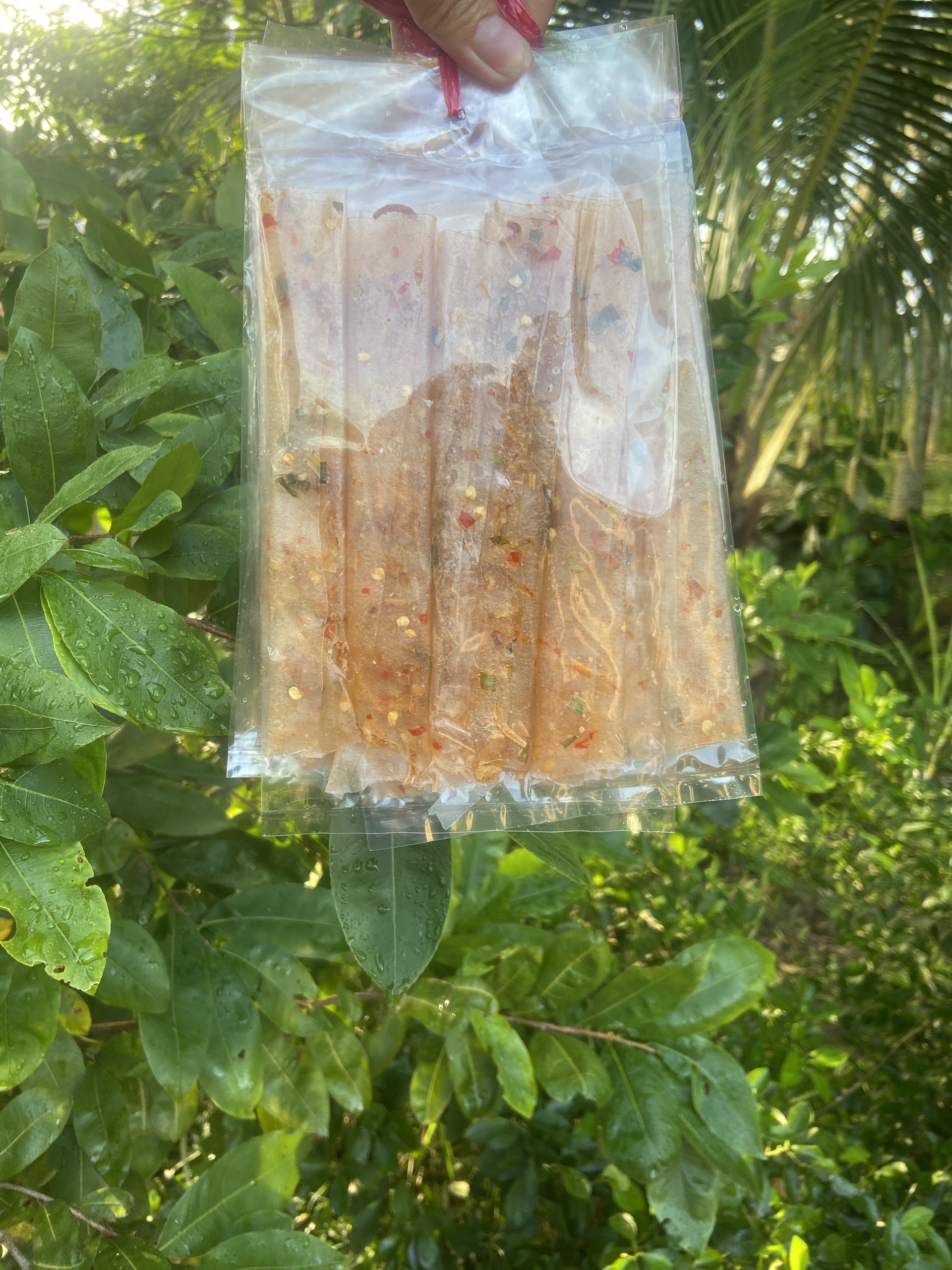 Bánh tráng cuộn hành phi- BÁNH TRÁNG MIMIN
