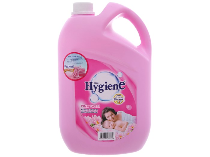 [HCM]Nước Xả Mềm Vải HYGIENE Can 3500ML Thái Lan (Màu Hồng)