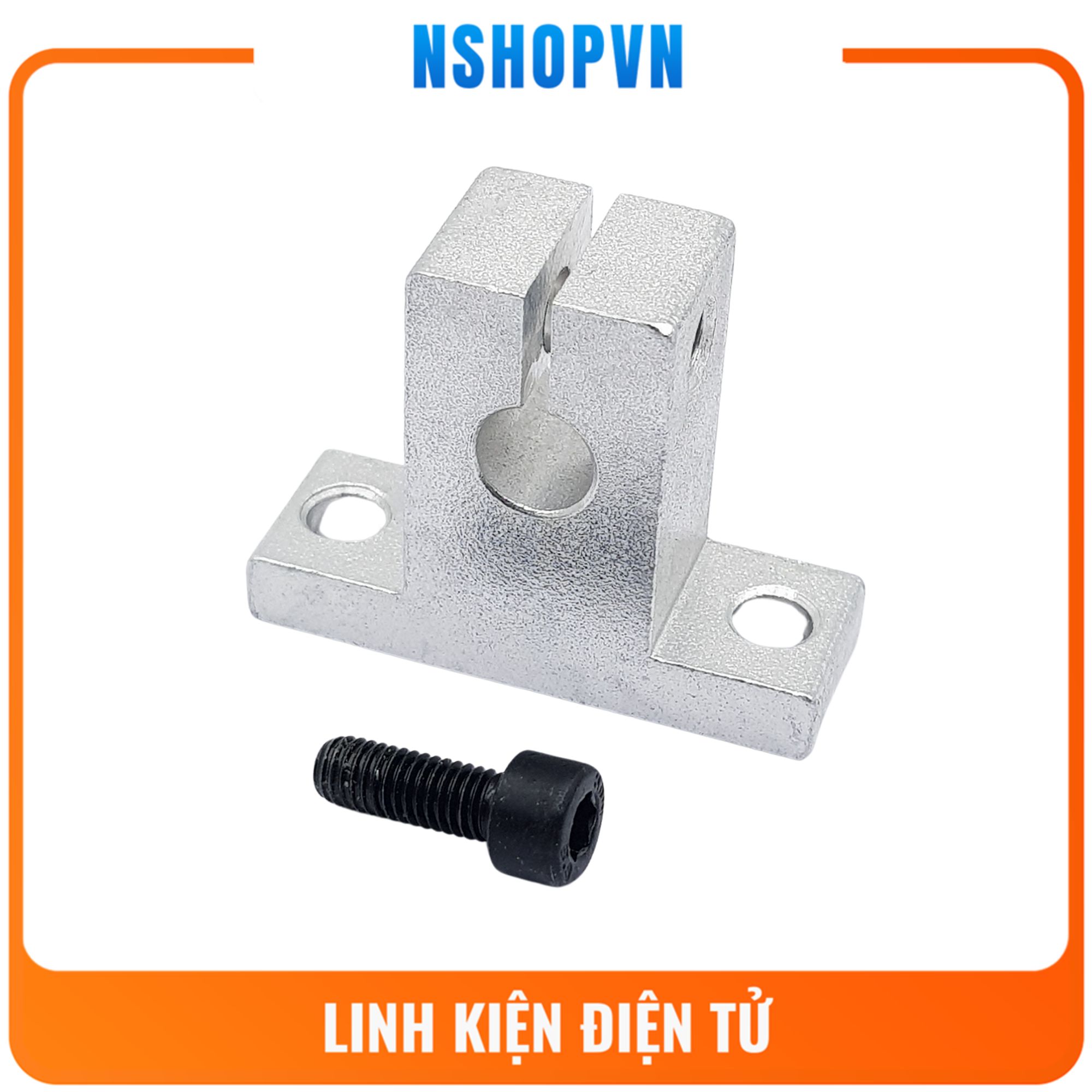 Gối đỡ thanh trượt tròn 8mm