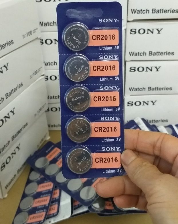 5 Viên Pin CR2016 Pin 3V  SONY Lithium