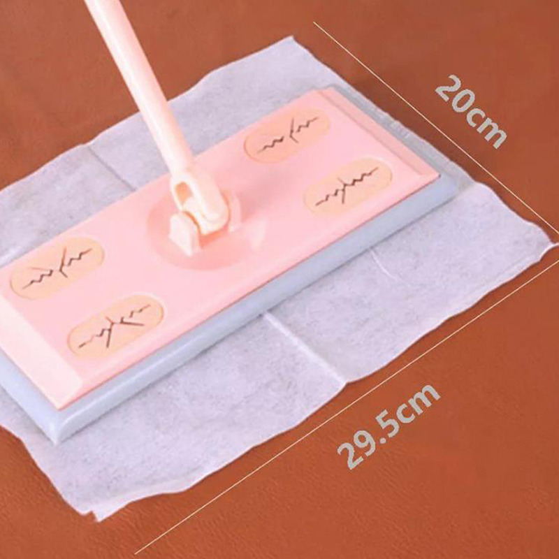 Blossom DUIS 100pcs Disposable Electrostatic Dust Removal Mop Paper Home Kitchen Cleaning