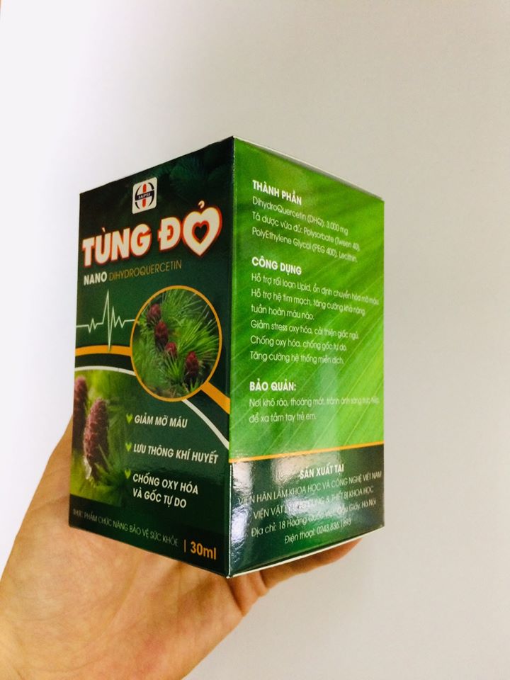[Sản phẩm Viện Hàn Lâm] TÙNG ĐỎ NANO - Chai 30ml