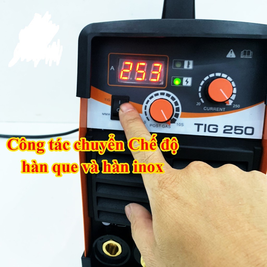 MÁY HÀN JASIC TIG 250 ( 2 CHỨC NĂNG)