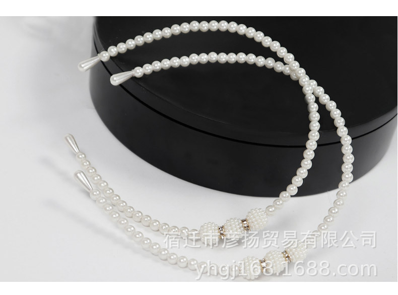 Bờm Tóc Ngọc Trai Giả Hàn Quốc Xược Tóc Băng Đô Cài Tóc E763