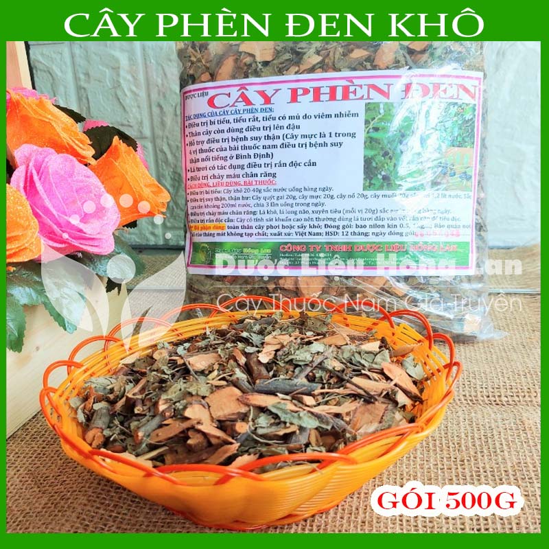 [FreeshipMAX] Dược liệu CÂY PHÈN ĐEN khô sạch đóng gói 500gram