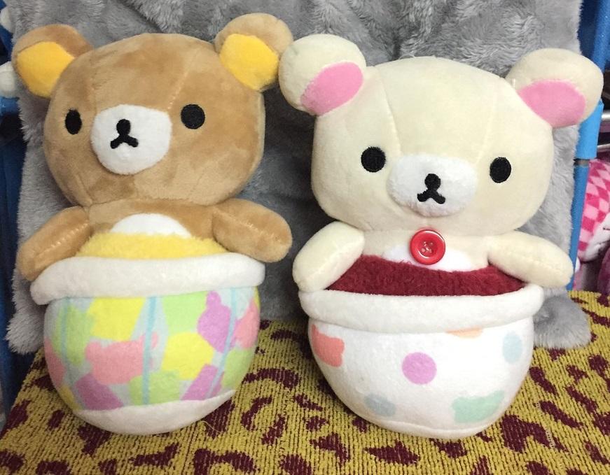[HCM]Gấu bông Rilakkuma trong cốc dễ thương