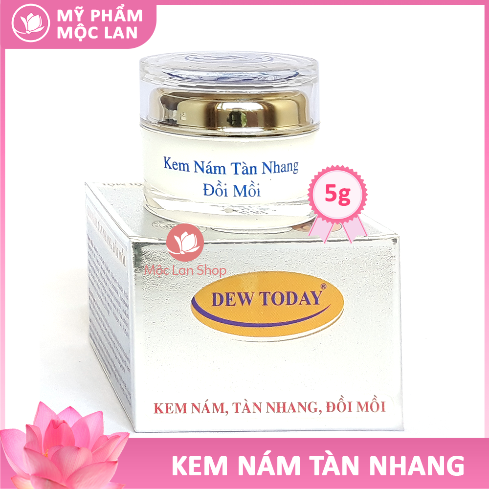 Kem nám tàn nhang đồi mồi và dưỡng trắng da mặt - Kem Dew Today 5gr - Mỹ phẩm Mộc Lan