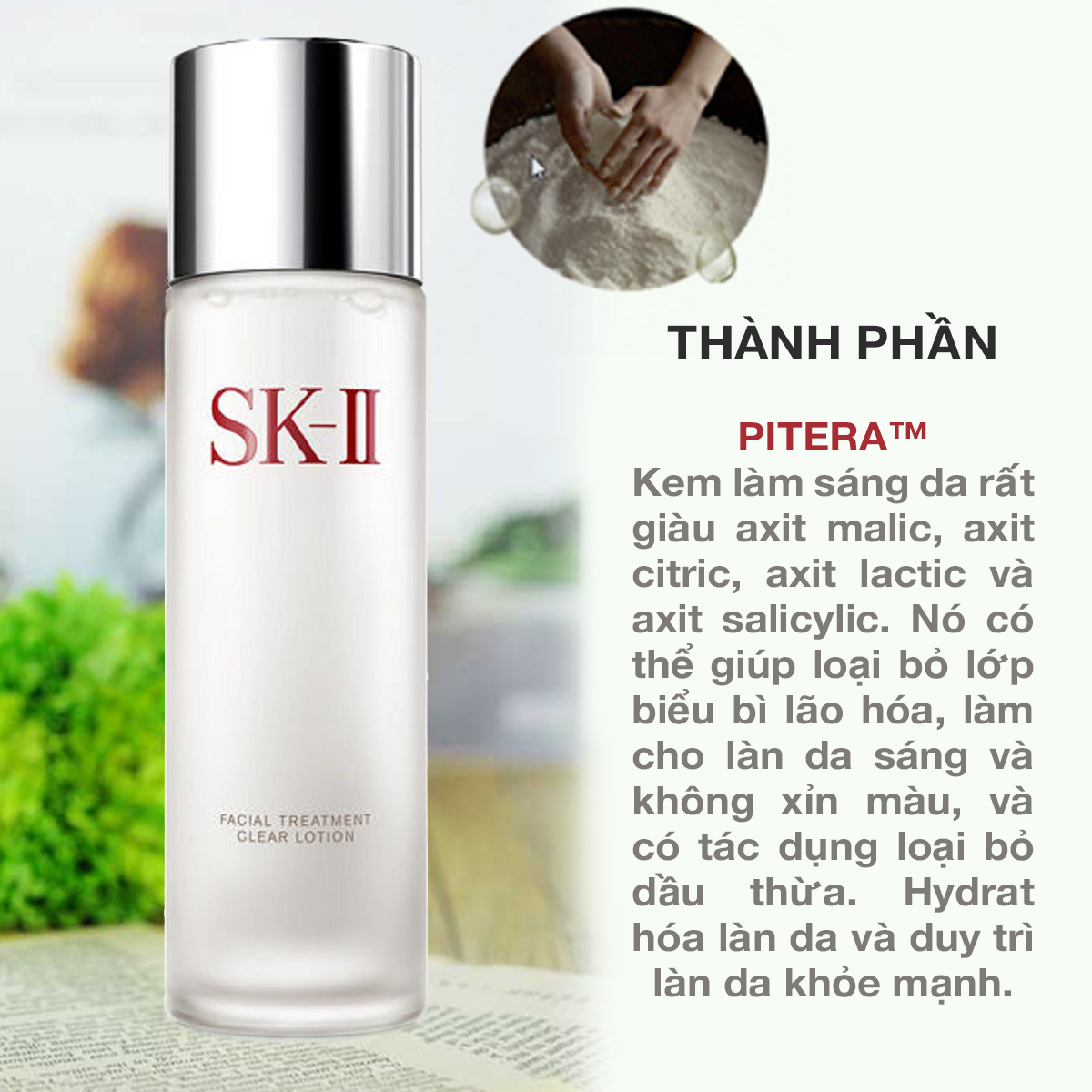 NƯỚC HOA HỒNG, TONER SK-II 30ml