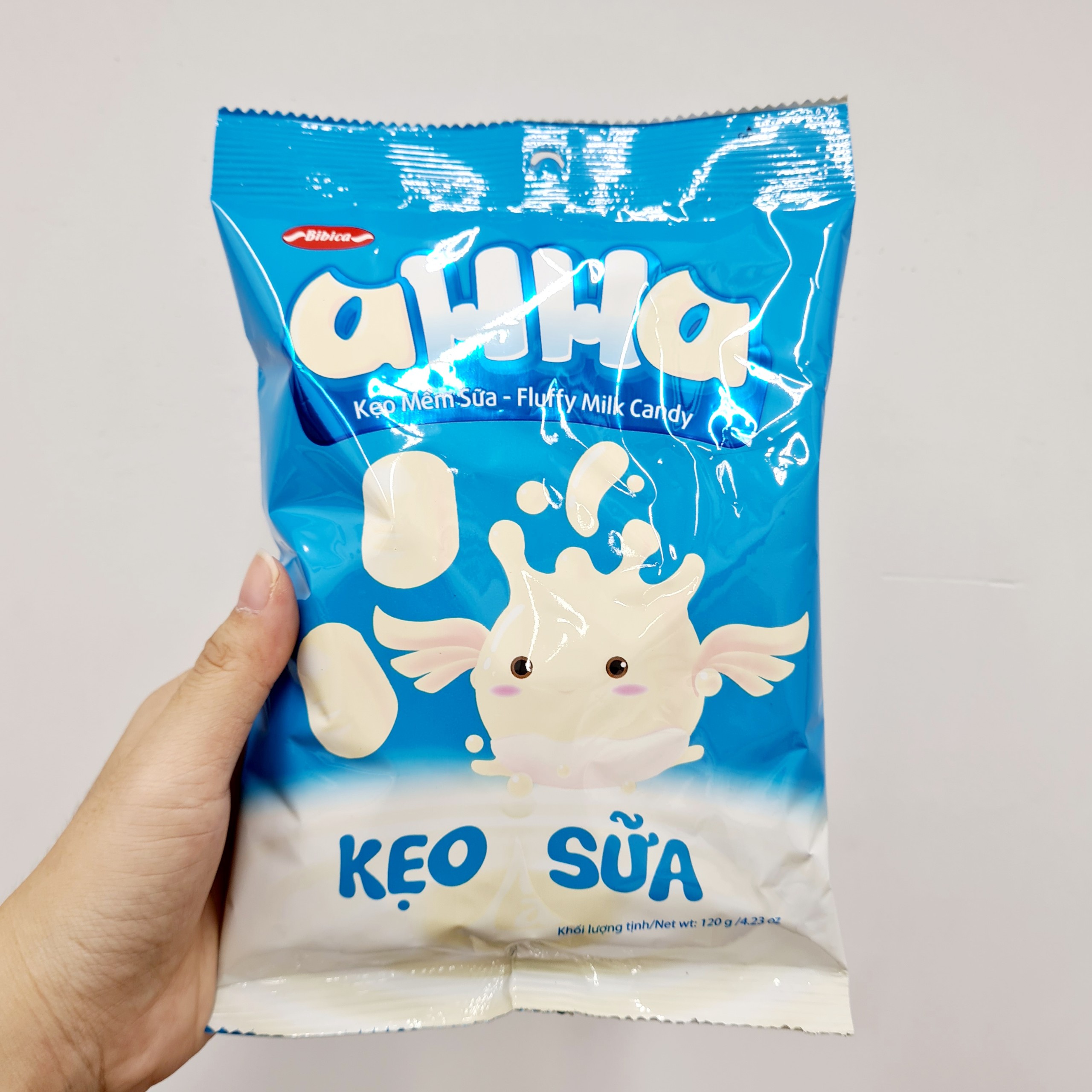 Combo 3 Kẹo Mềm Sữa Ahha Bibica 120g
