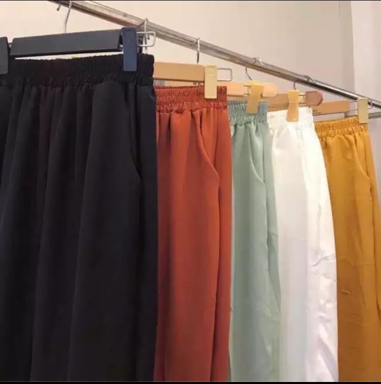 [50-60KG] QUẦN ĐŨI DÀI ỐNG RỘNG NỮ THỜI TRANG