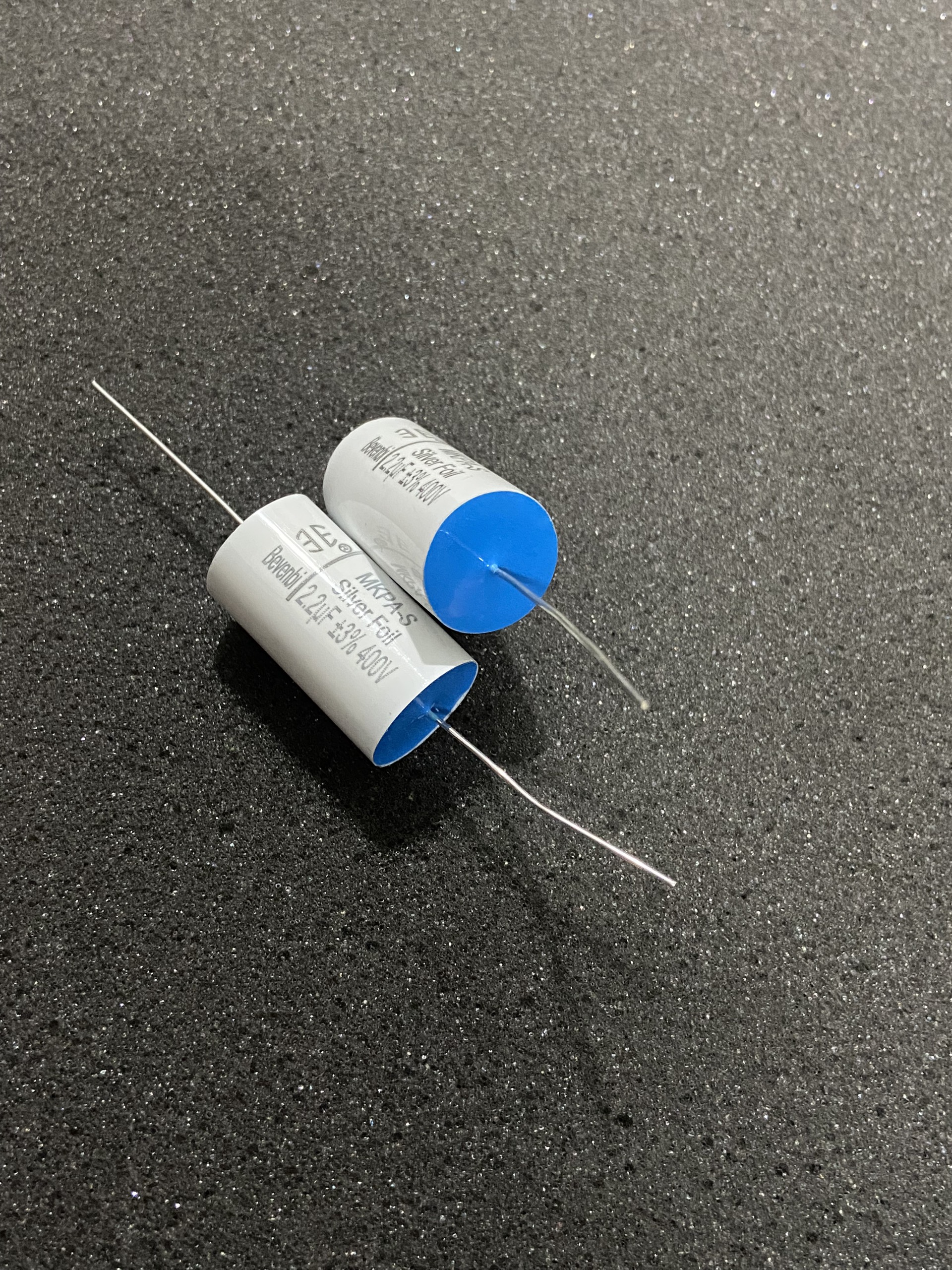 Tụ Bevenbi cao cấp (trắng xanh) 2.2uf 400v cho phân tần loa treble