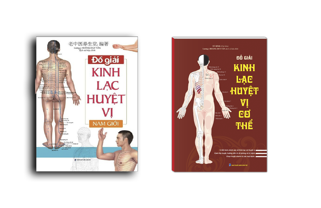 Sách -Combo 2c - Đồ giải kinh lạc huyệt vị cơ thể & Nam giới