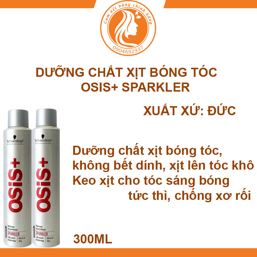 Dưỡng chất xịt bóng tóc Osis+Sparkler