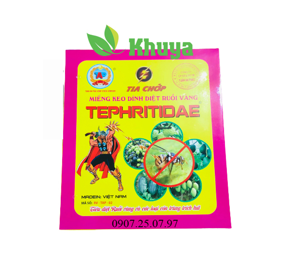 Miếng dán ruồi vàng Tia Chớp An Phát kèm 1 dây buộc