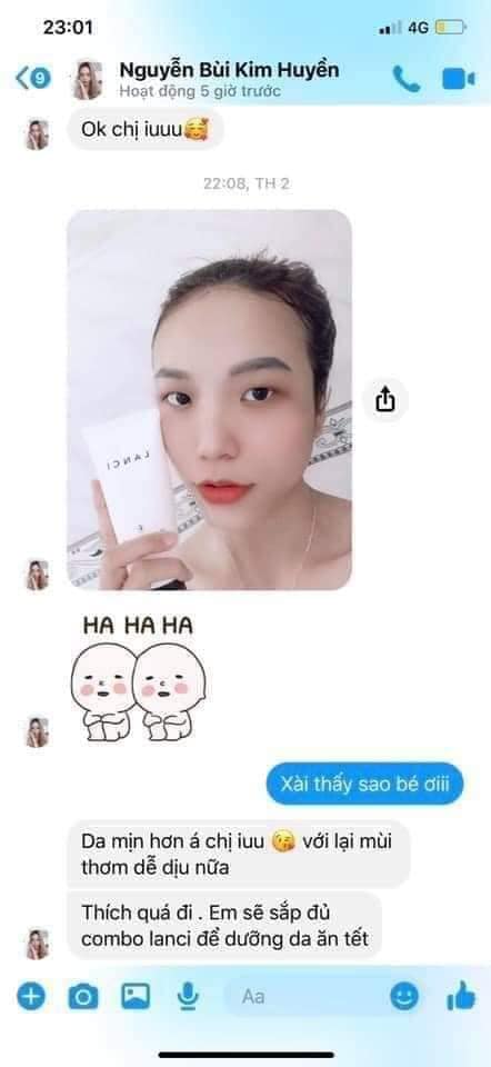SỮA RỬA MẶT LANCI