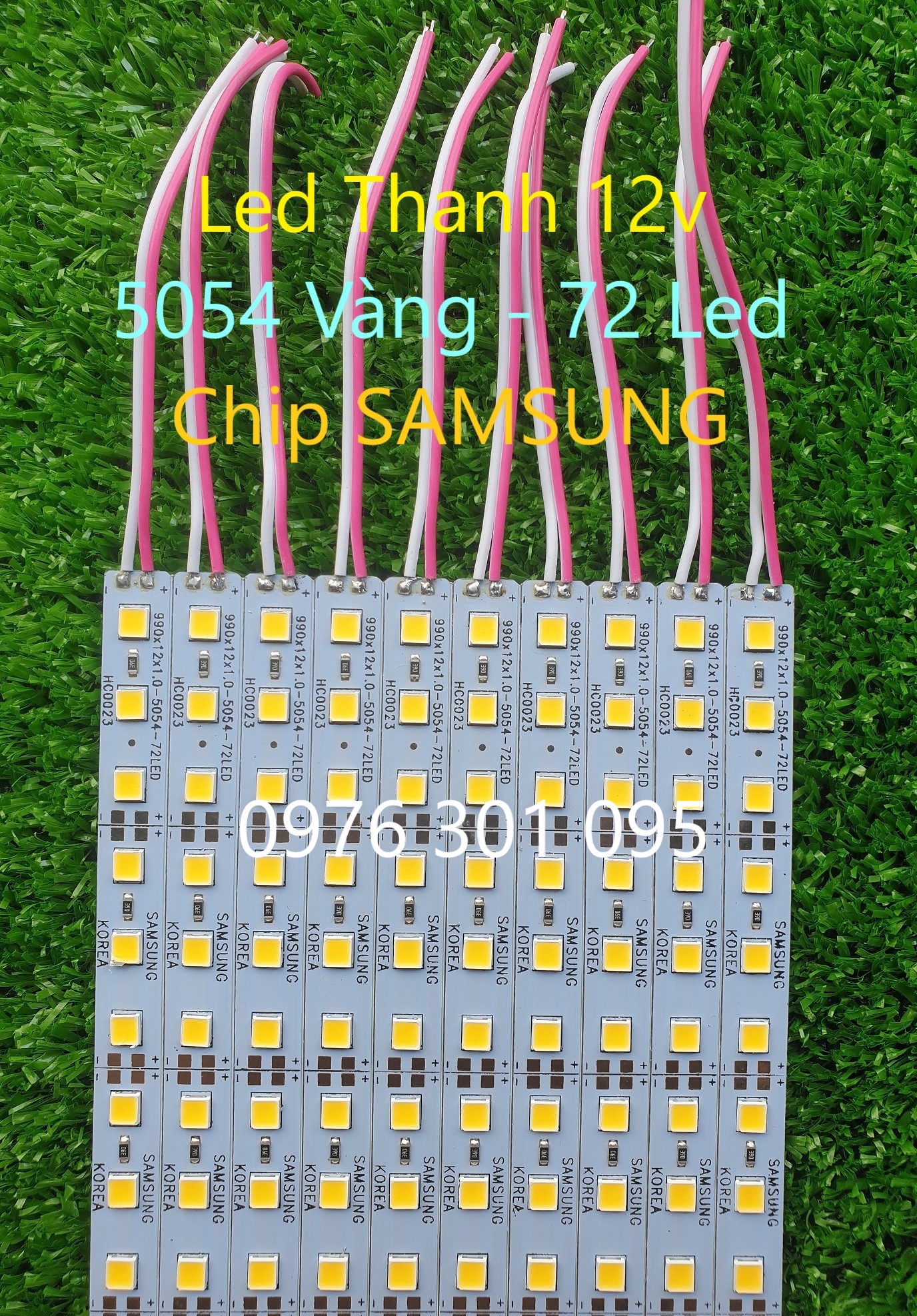 Đèn led thanh 12v chip led Hàn Quốc [ 5 thanh ]