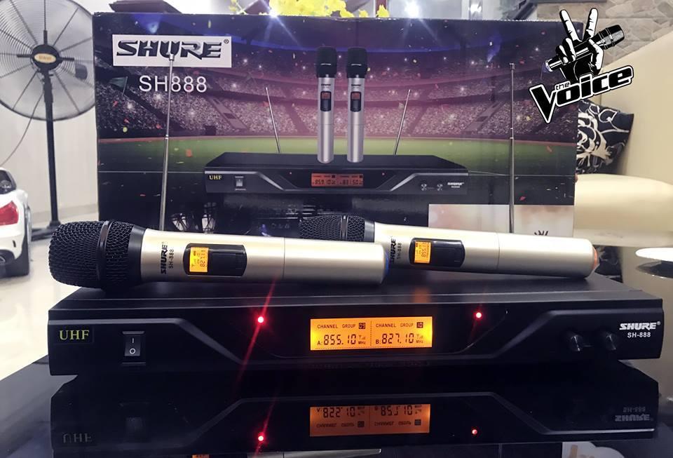 Micro karaoke không dây Shure SH888