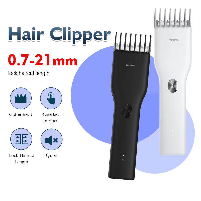 Tông đơ cắt tóc Enchen boost Hair Clipper chính hãng Máy Cắt Tóc Enchen boost (Kèm Phụ Kiện Đầy Đủ)
