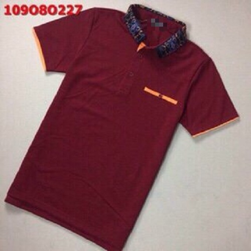 Áo thun nam cổ phối hoa văn cực chất- hemshop