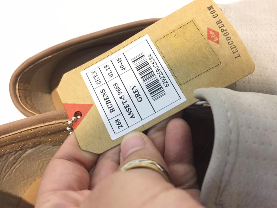 ✳✳✳ [Hàng Auth - Màu Xám] ✳ Giày Lee Cooper Slip on - Xám✳✳✳