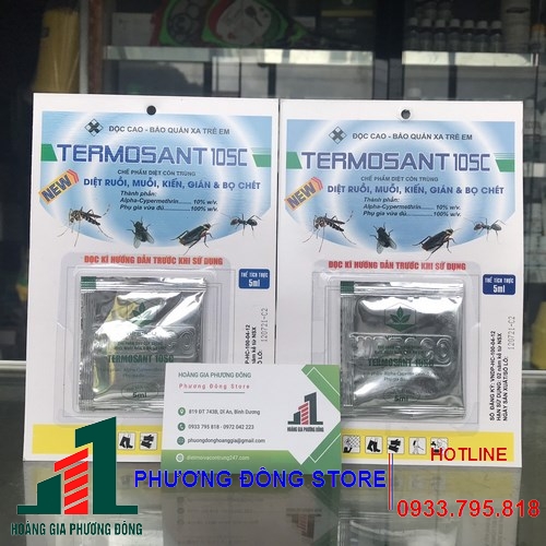 Thuốc diệt muỗi và côn trùng Termosant 10SC - Gói 5ml