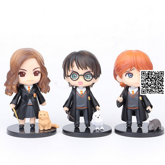 [HCM]Mô hình Harry Potter Chibi C-Ron Weasley và thú cưng 1100