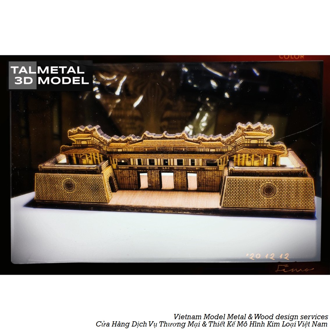 Mô hình lưu niệm Huế - cổng thành Ngọ Môn
