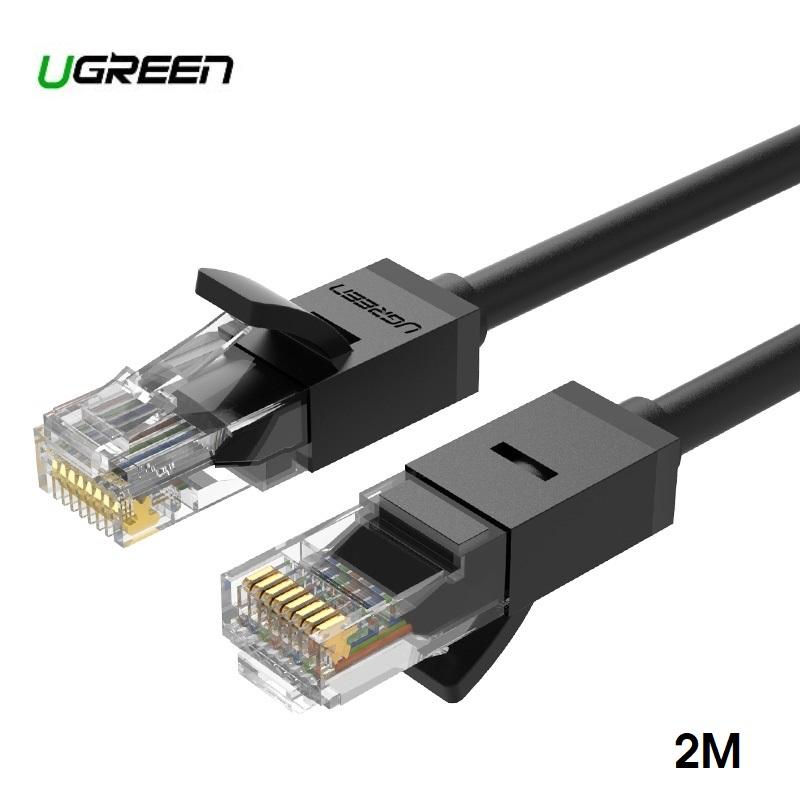 Cáp mạng Cat6 đúc sẵn dài 2 mét Ugreen 20160 cao cấp - 2M