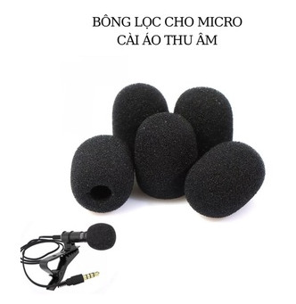 Bông Lọc Micro, Bông Bọc Mic Trợ Giảng, Mút Xốp Bọc Mic - Mút lọc âm cho micro trợ giảng