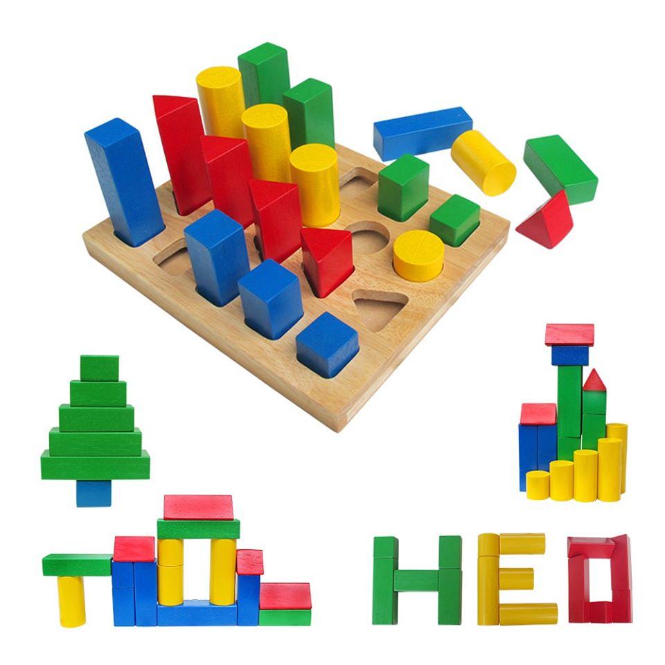 [Hoàn tiền 10%]Bộ hình học cao thấp