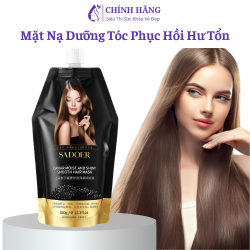 Kem xả tóc suôn mượt chắc khỏe phục hồi tóc hư tổn ngăn ngừa gãy rụng chẻ ngọn sadoer 350g