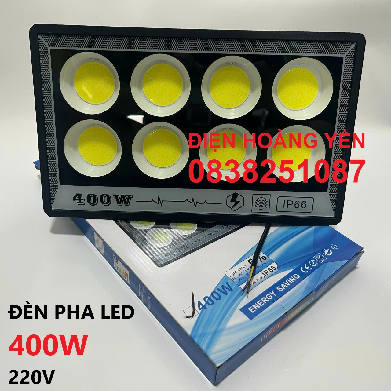Đèn pha LED 100W 200W 300W 400W siêu sáng chống nước