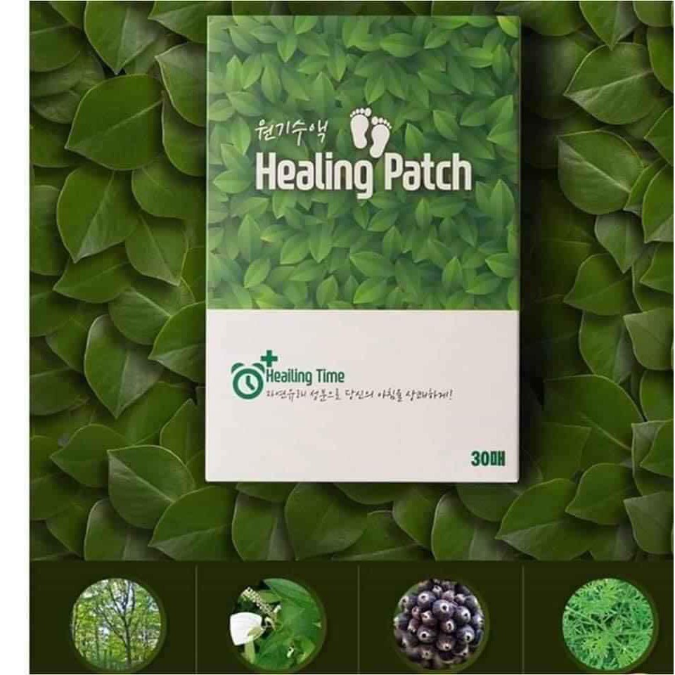 (SALE) Miếng dán thải độc chân HEALING PATCH HÀN QUỐC 30 miếng