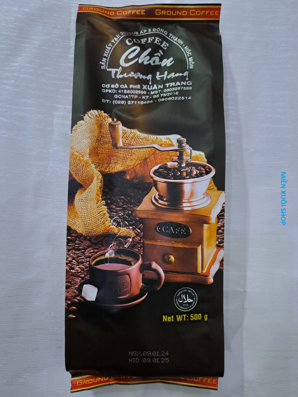 01 kg (500g x 2 gói) cà phê xay sẵn chồn thượng hạng