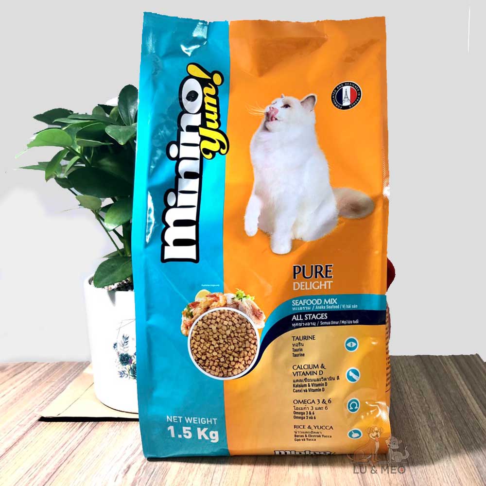 Hạt Minino Yum vị hải sản 1.5kg