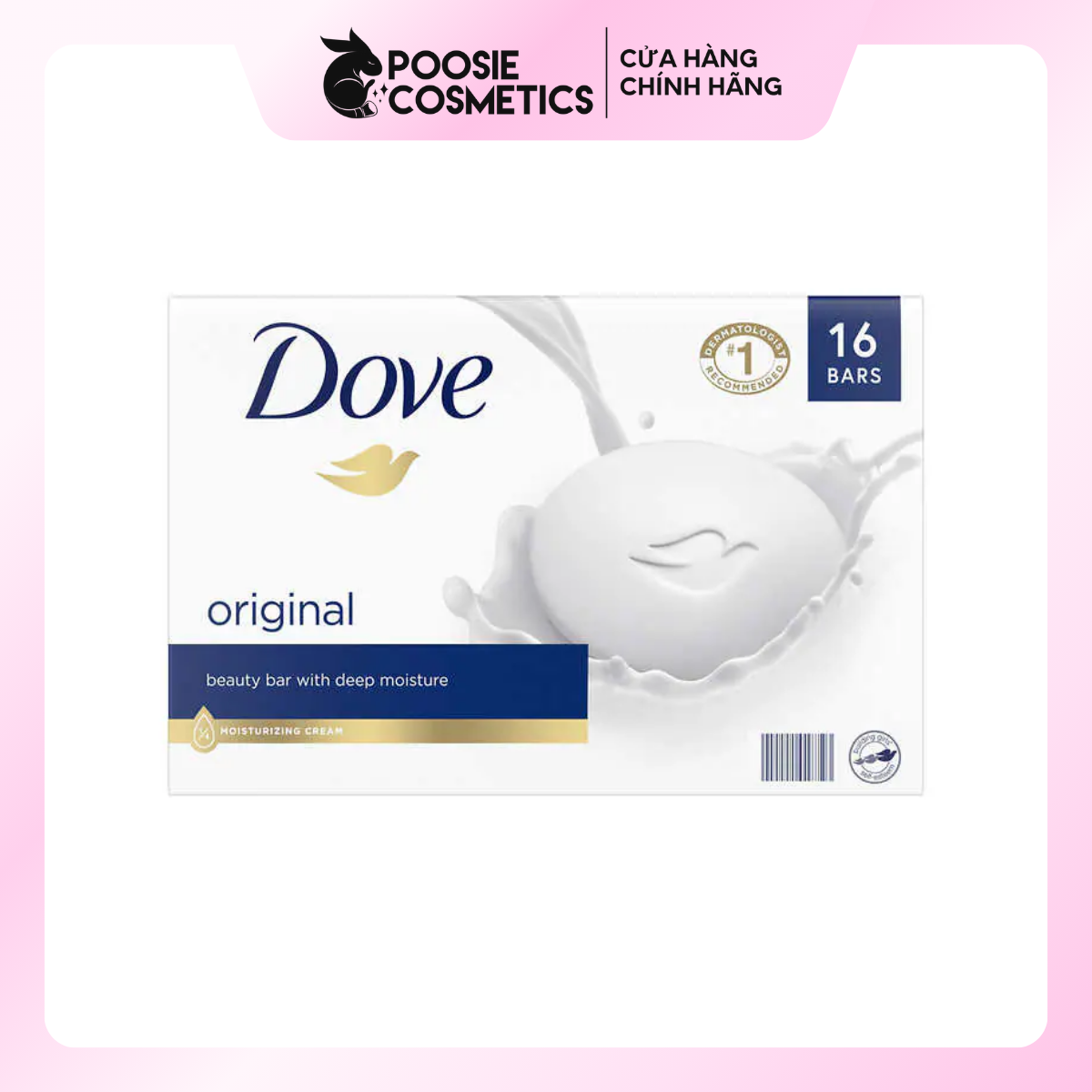 Xà phòng cục Dove Beauty Bar Soap 16 cục